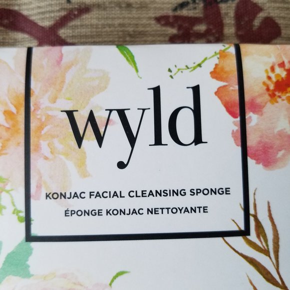 Wyld Konjac Facial Cleansing Sponge New in Box - Picture 3 of 4